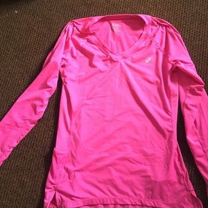 Asics long sleeved workout top