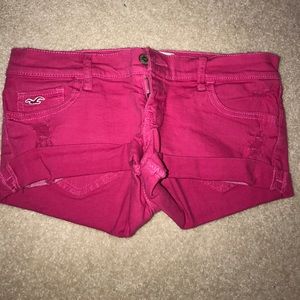 Hollister pink shorts