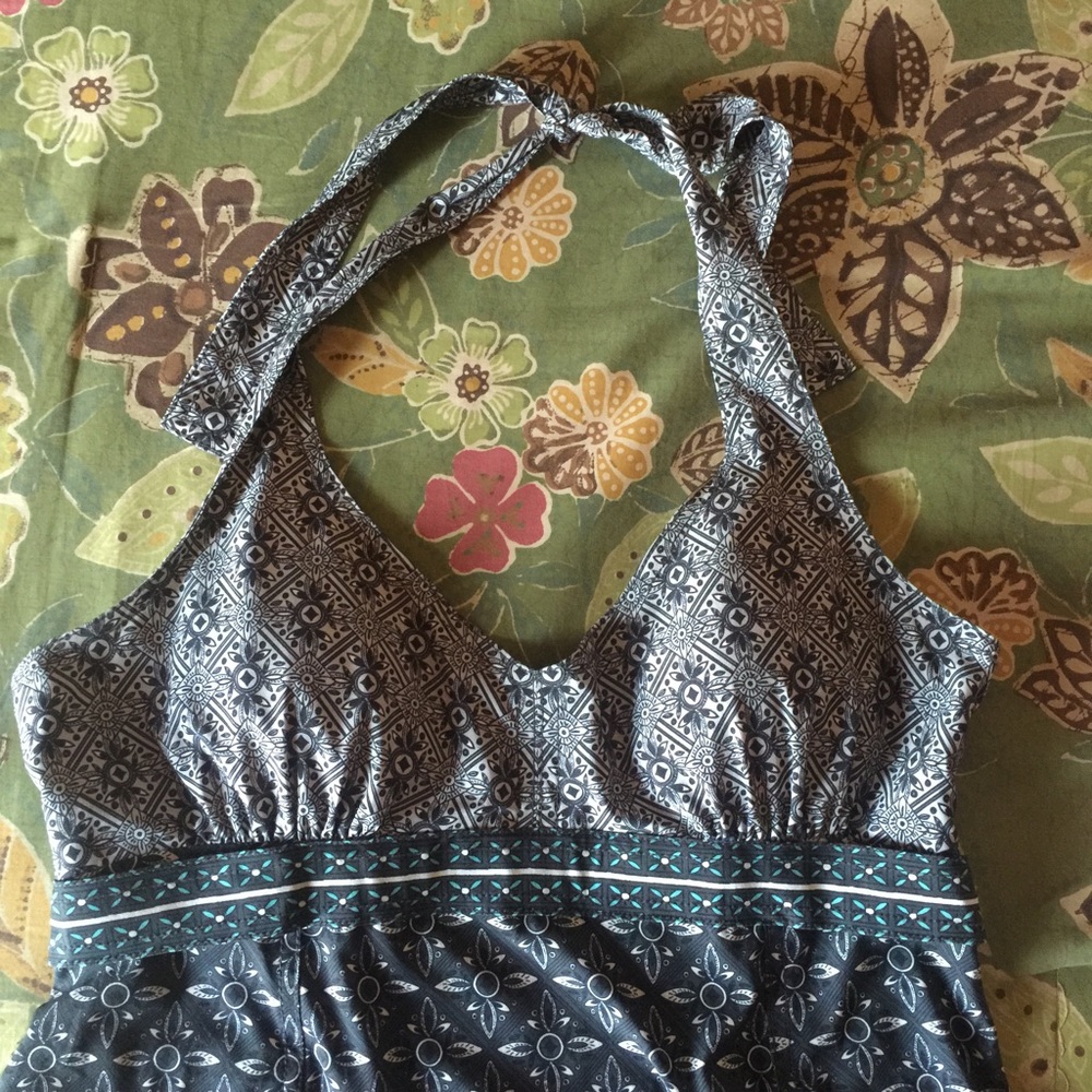 Athleta Print Everywhere Halter Dress