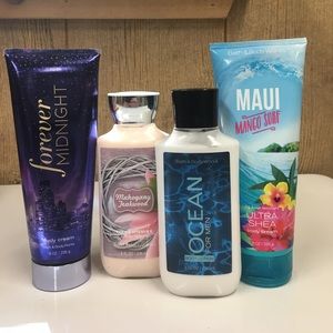 New Bath & Body Works full size lotions, set of 4