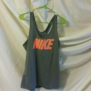 Nike pro grey tank