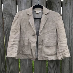 Michael Kors petit 100% linen blazer