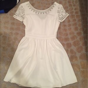 Urban outfitters white studded dress