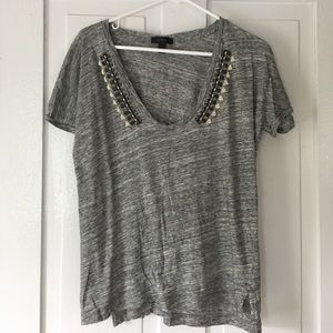 J. Crew embellished tee