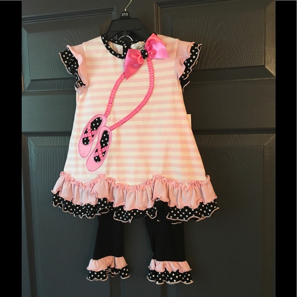 Kids two piece ballet set Sz 3T