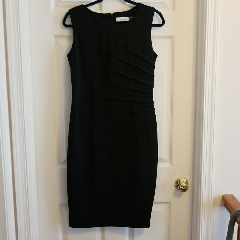 Calvin Klein black Starburst dress