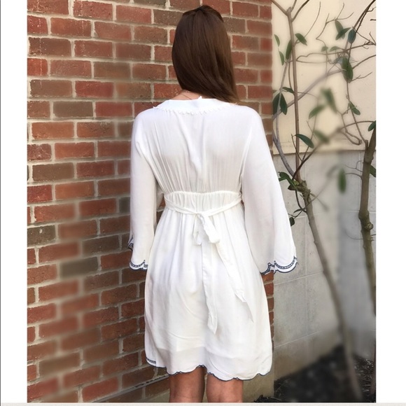 LAST ONE! Embroidered Empire Dress - Picture 3 of 3