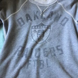 oakland raiders sweater! size small!