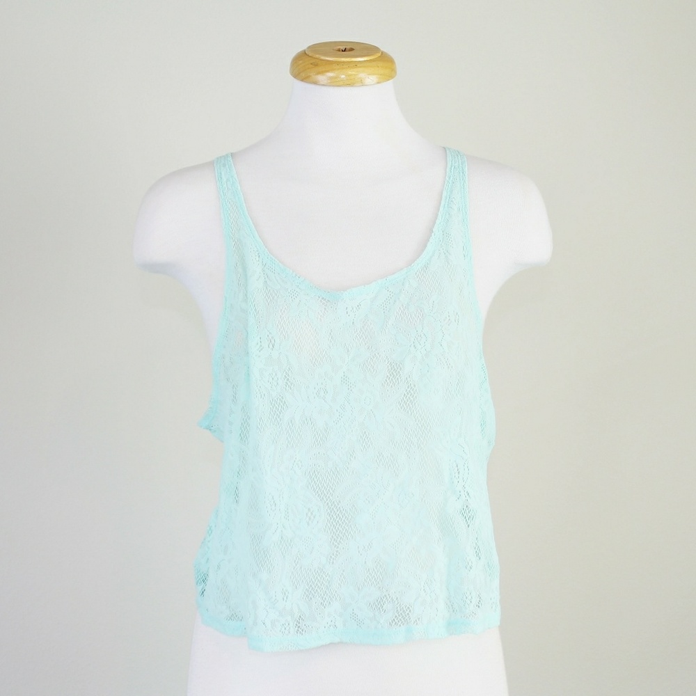 PINK Victoria's Secret Lace Crop Top