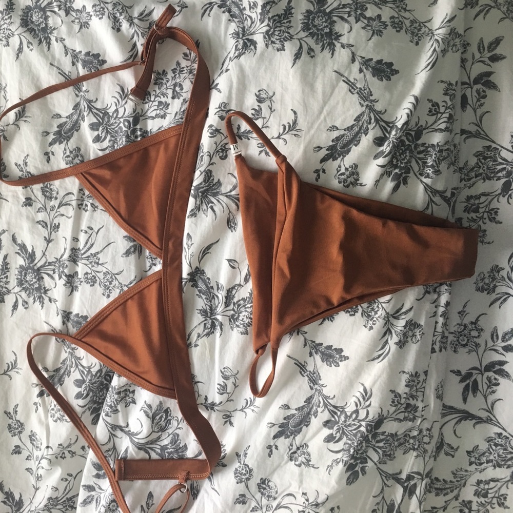 Burnt orange bikini