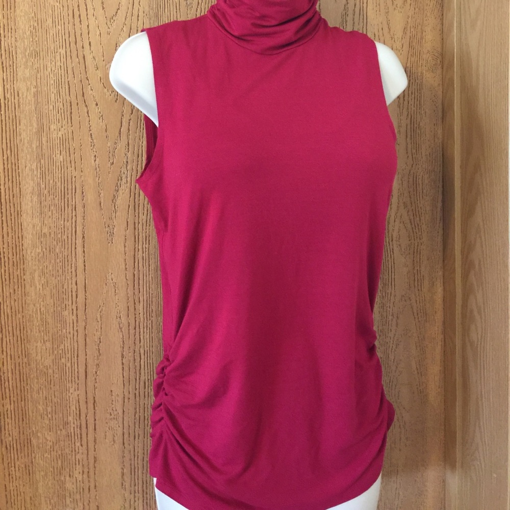 Cute Lt. BerryRed Fitted Summer Sleeveless Turtle