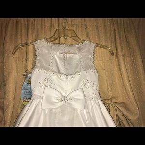 Flower Girl Communion White Dress NWT