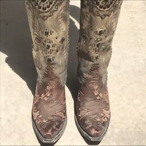 Lane Double D boots Size 9
