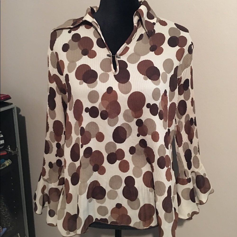 Jaipur Blouse in polka dots.