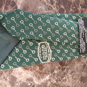 Men's Gucci Cufflink Design Necktie