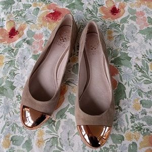Rose gold Vince Camuto flat -size 7
