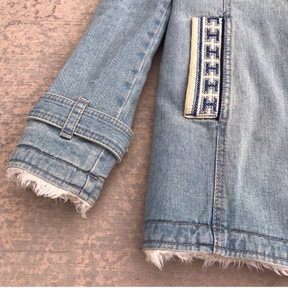 Free People faux shearling jacket size xs - Picture 4 of 4