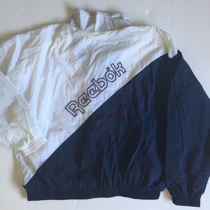 Vintage Reebok spell out windbreaker.