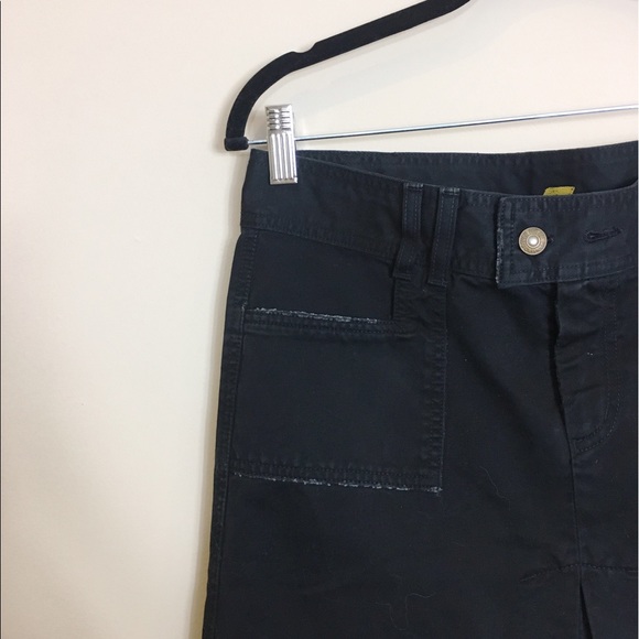 7 For All Mankind Black Denim Skirt - Picture 2 of 5