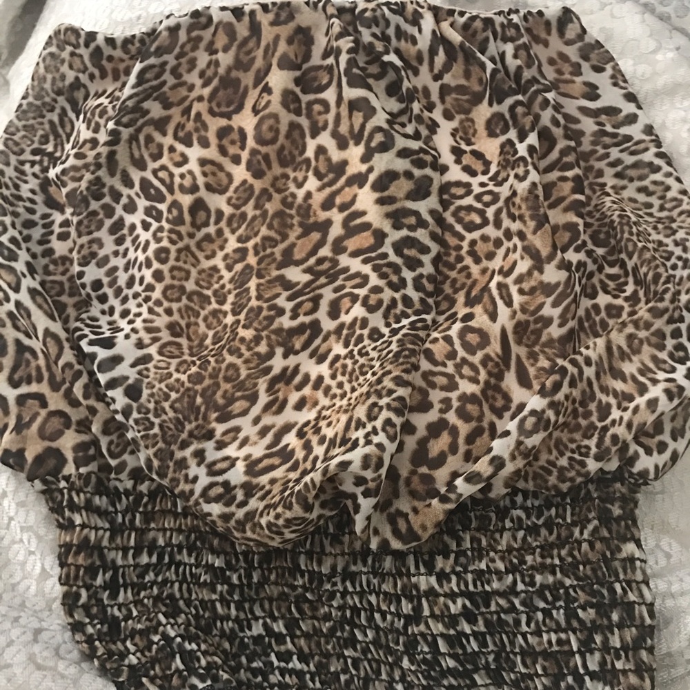 ❌❌SOLD❌❌Leopard Tube Top❤️