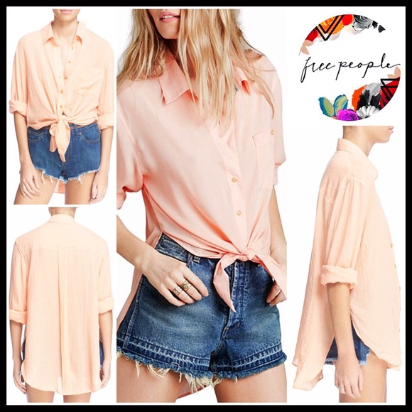 ❌SOLD❌❗️1-HOUR SALE❗️Free People Button Down Tunic - Picture 7 of 7