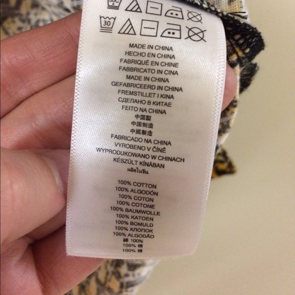 Michael Kors Snakeskin print hi-lo Tee - Picture 4 of 6