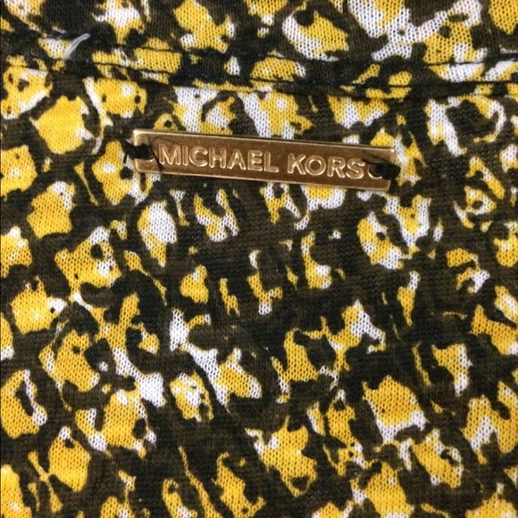 Michael Kors Snakeskin print hi-lo Tee - Picture 6 of 6