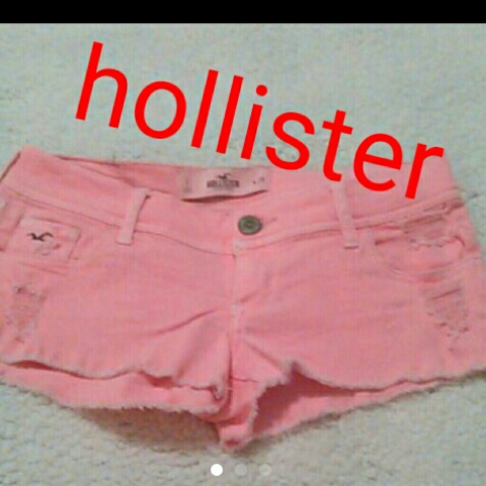 Hollister pink shorts