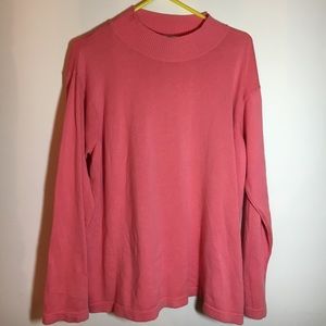 NWOT Talbots peach colored 100% cotton turtle 2X