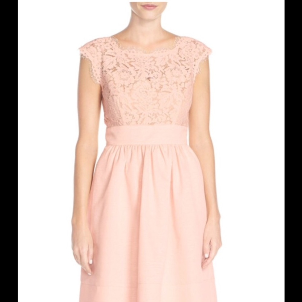 Eliza J lace and faille dress 👗