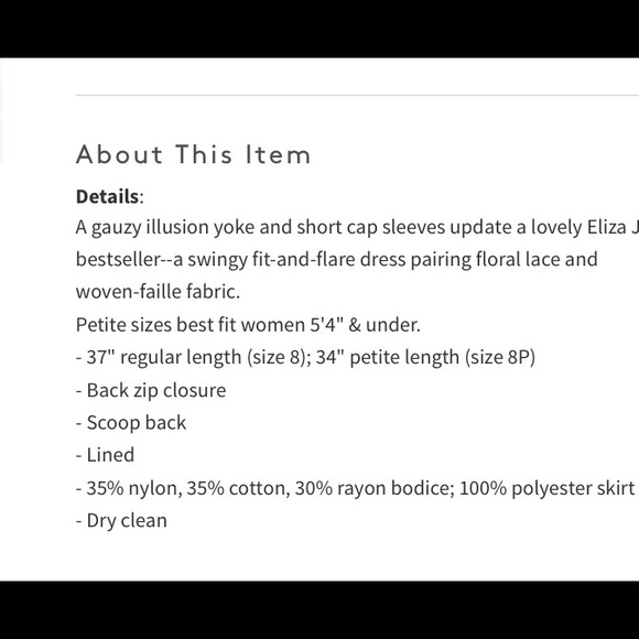 Eliza J lace and faille dress 👗 - Picture 8 of 8