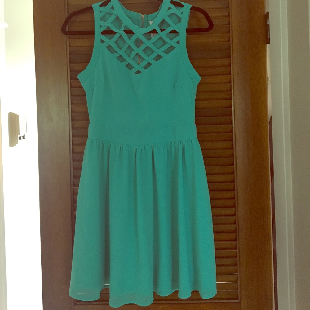 Xhileration dress- turquoise