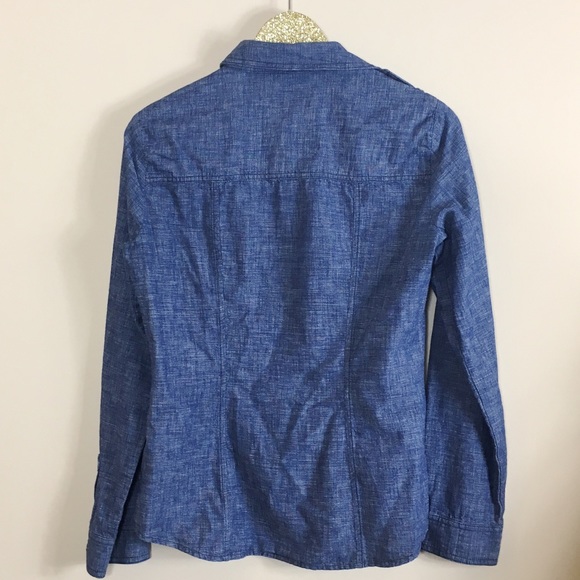 Banana Republic Heritage Blue Button Down Top - Picture 4 of 7