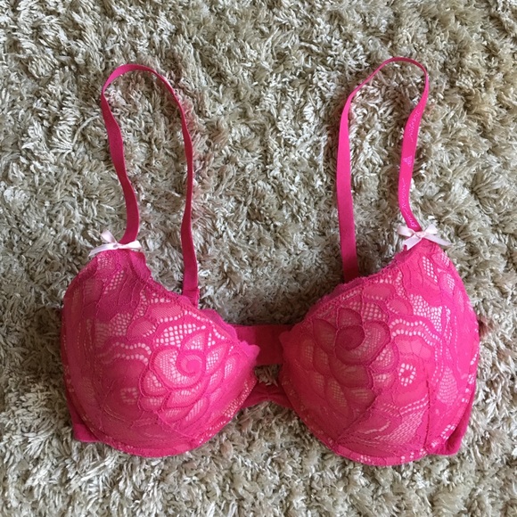 Betsey Johnson Intimates & Sleepwear - NWOT Hot Pink Lace Bra Betsey Johnson Intimates & Sleepwear - NWOT Hot Pink Lace Bra