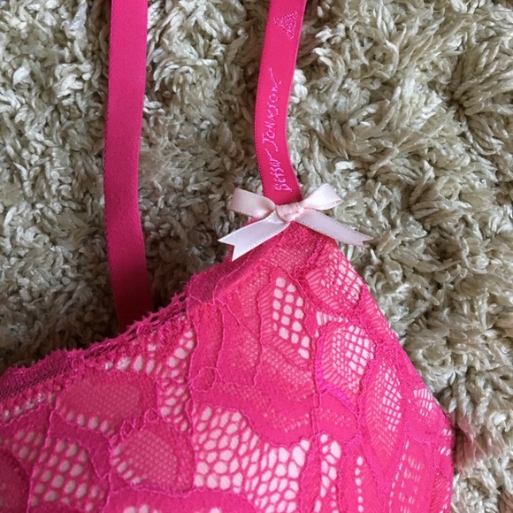 Betsey Johnson Intimates & Sleepwear - NWOT Hot Pink Lace Bra Betsey Johnson Intimates & Sleepwear - NWOT Hot Pink Lace Bra
