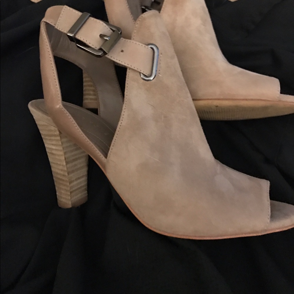 Marc Fisher PeepToe Booties-6.5