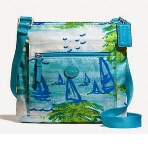Coach Resort Palm Tree Crossbody Bag