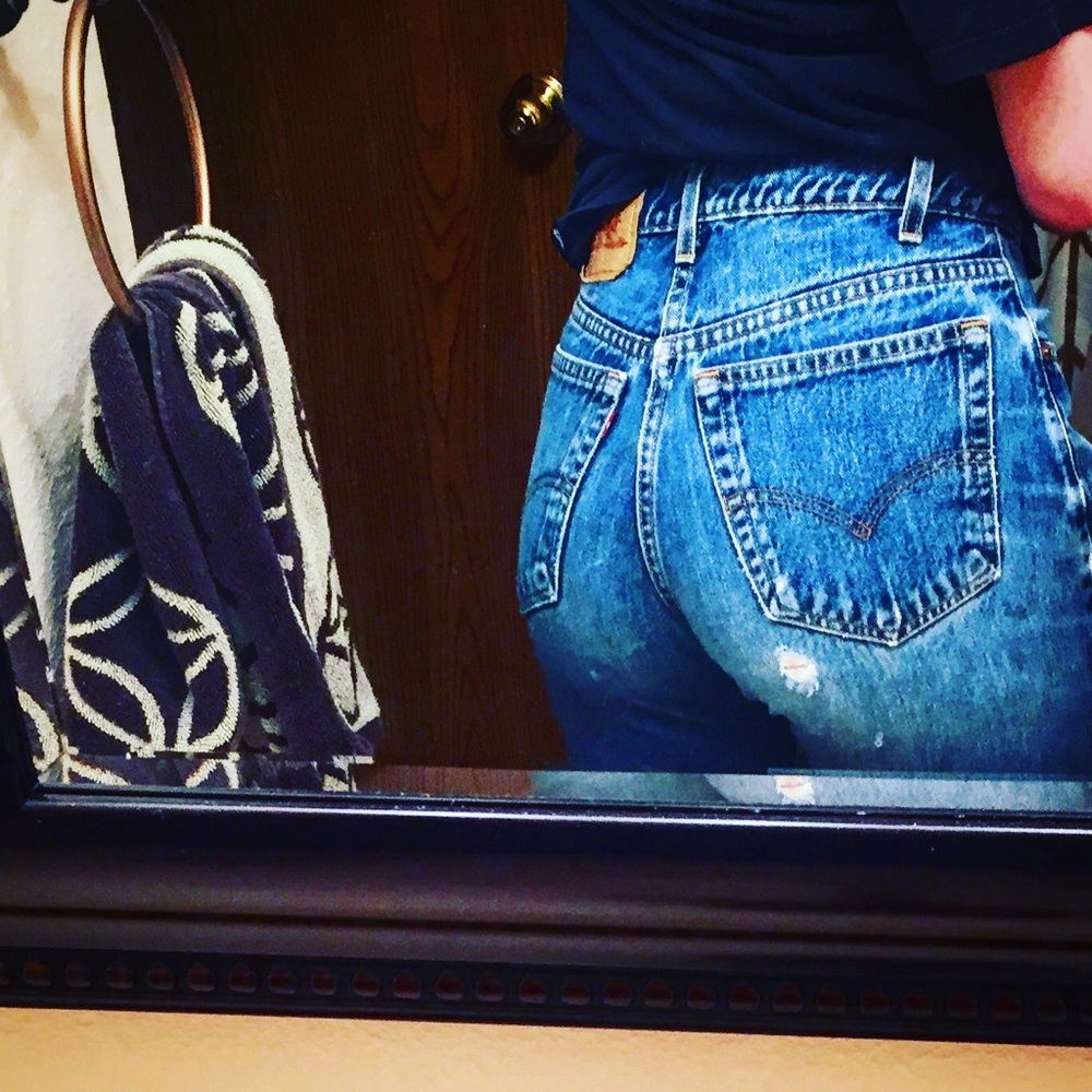 Levi vintage high rise jeans