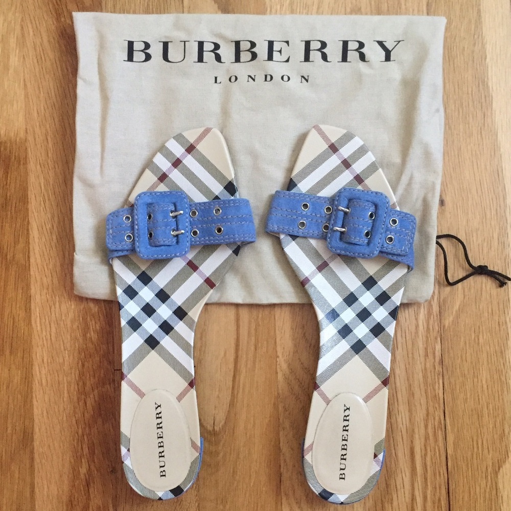Burberry slides