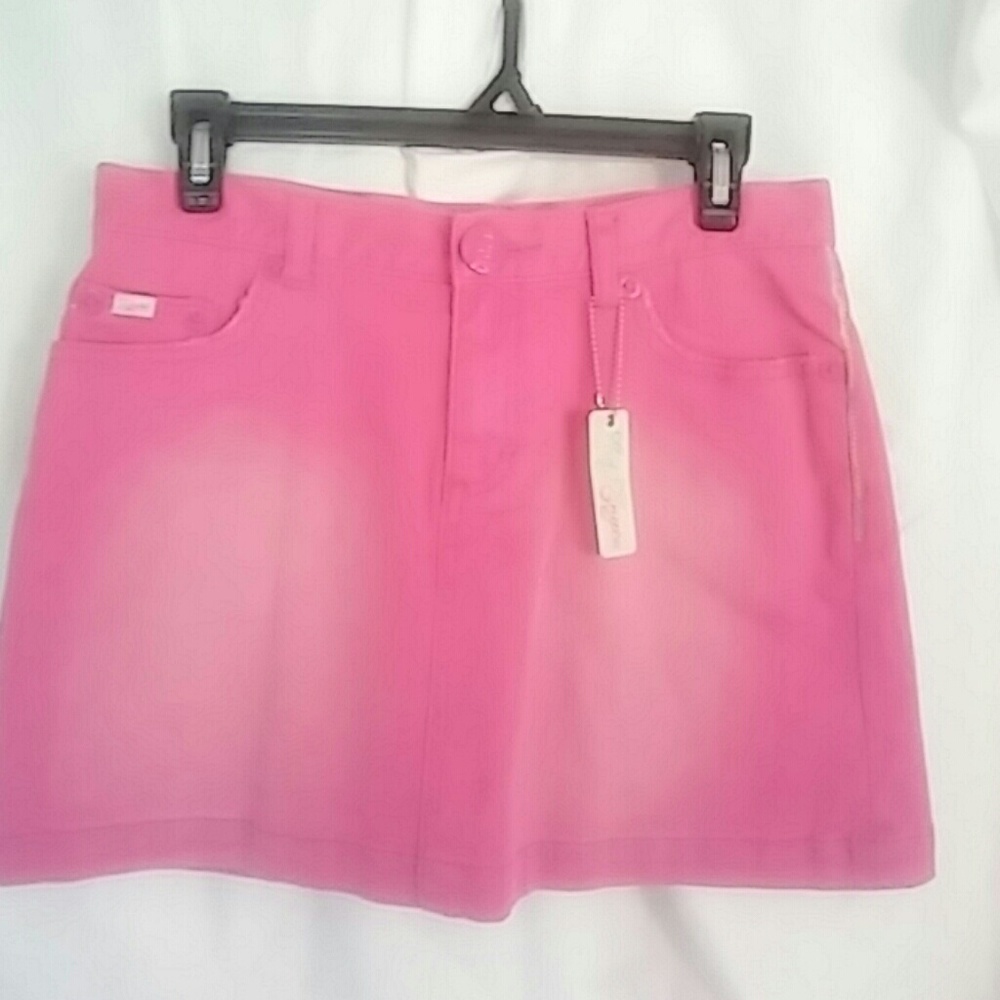 NWT Lady Enyce pink jean skirt