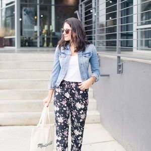 Jogger in floral print