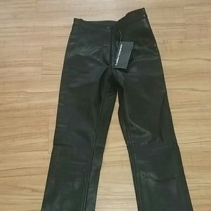Leather pants