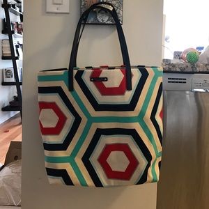 Kate spade canvas shopper.