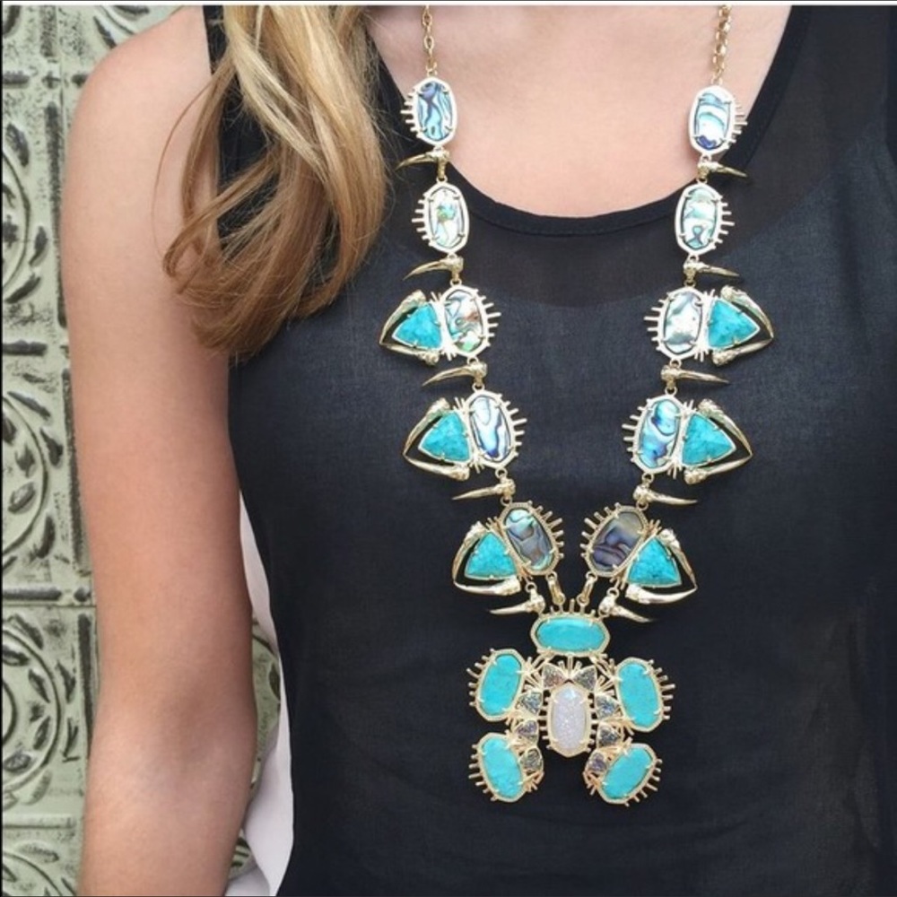 ISO: Kendra Scott Odessa Necklace in Blue Playa