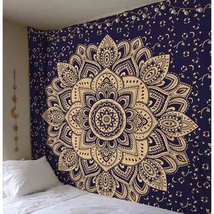 Blue & Gold Tapestry