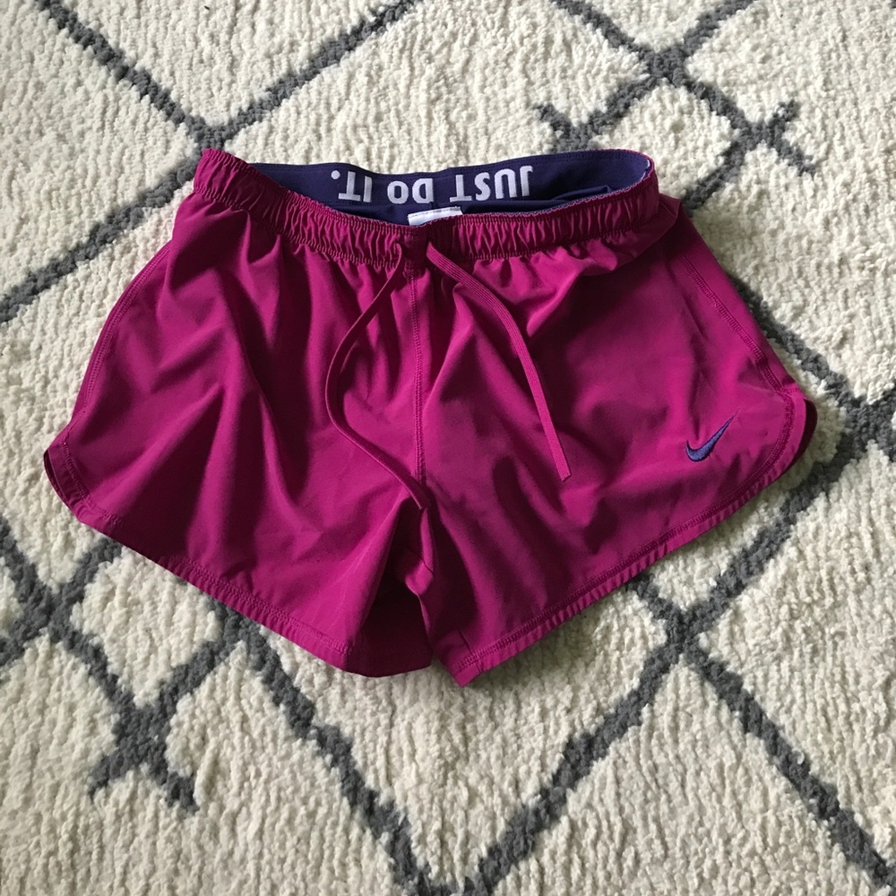 Nike Dri-fit running shorts.
