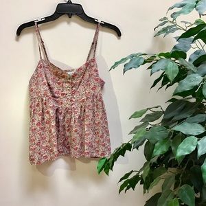 Peplum tank top