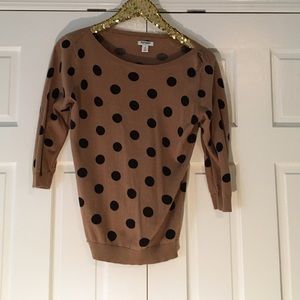 Polka dot Old Navy sweater size medium