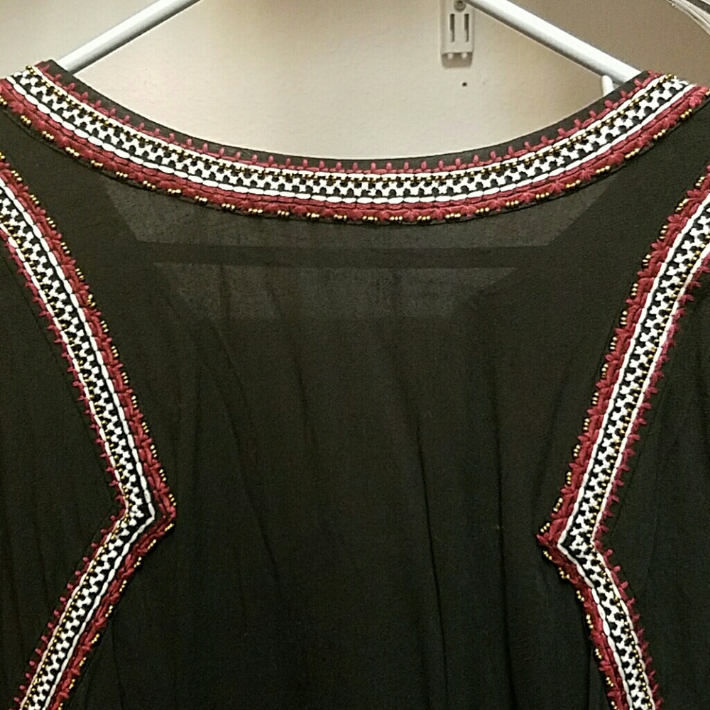 Long sleeve boho top