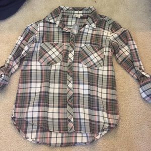 Plaid button up